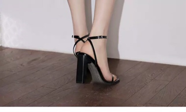 Sandal gót vuông 8.5cm ORDER