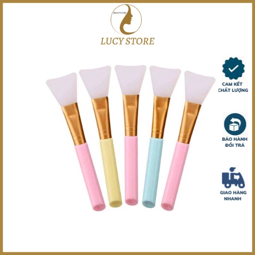 Cọ silicon đắp mặt nạ, chổi silicon cao cấp - lucy store thiết bị vật tư spa