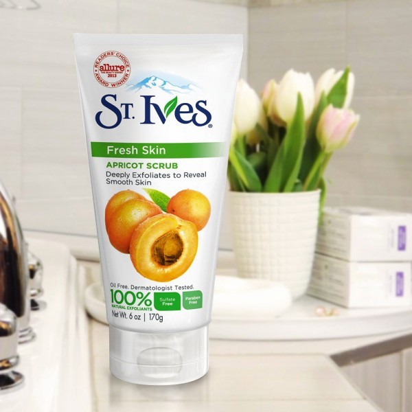 SỮA RỬA MẶT TẨY TẾ BÀO ST.IVES HƯƠNG MƠ FRESH SKIN 170G