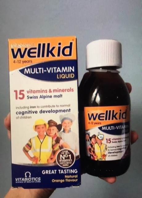 Wellkid multi vitamin cho bé từ 4-12 tuổi