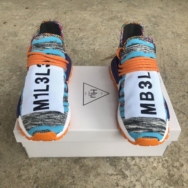 Giày Thể Thao NMD HUMAN RACE Xanh Nhiều Màu _Giaysneaker