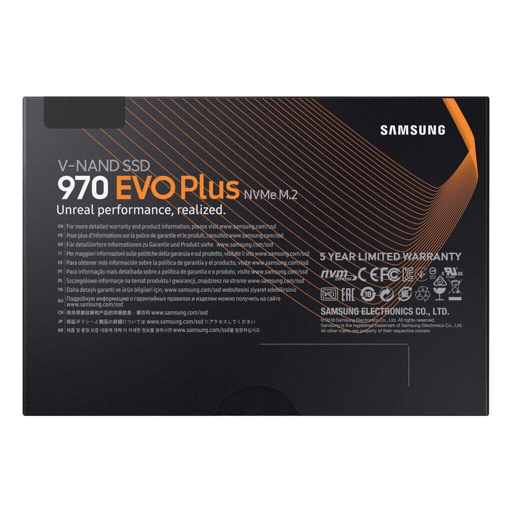 Ổ cứng SSD Samsung 970 EVO Plus PCIe NVMe M.2 2280 500GB