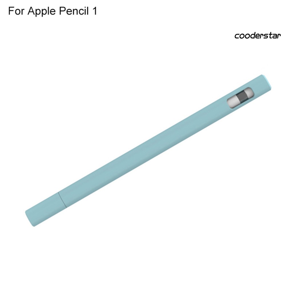 Vỏ bảo vệ bút cảm ứng Apple Pencil 1/2 bằng silicon mềm màu trơn | BigBuy360 - bigbuy360.vn
