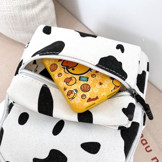 [Hàng Loại 1] [XẢ KHO_FREESHIP]Balo Mini Hoạ Tiết Bò Sữa
