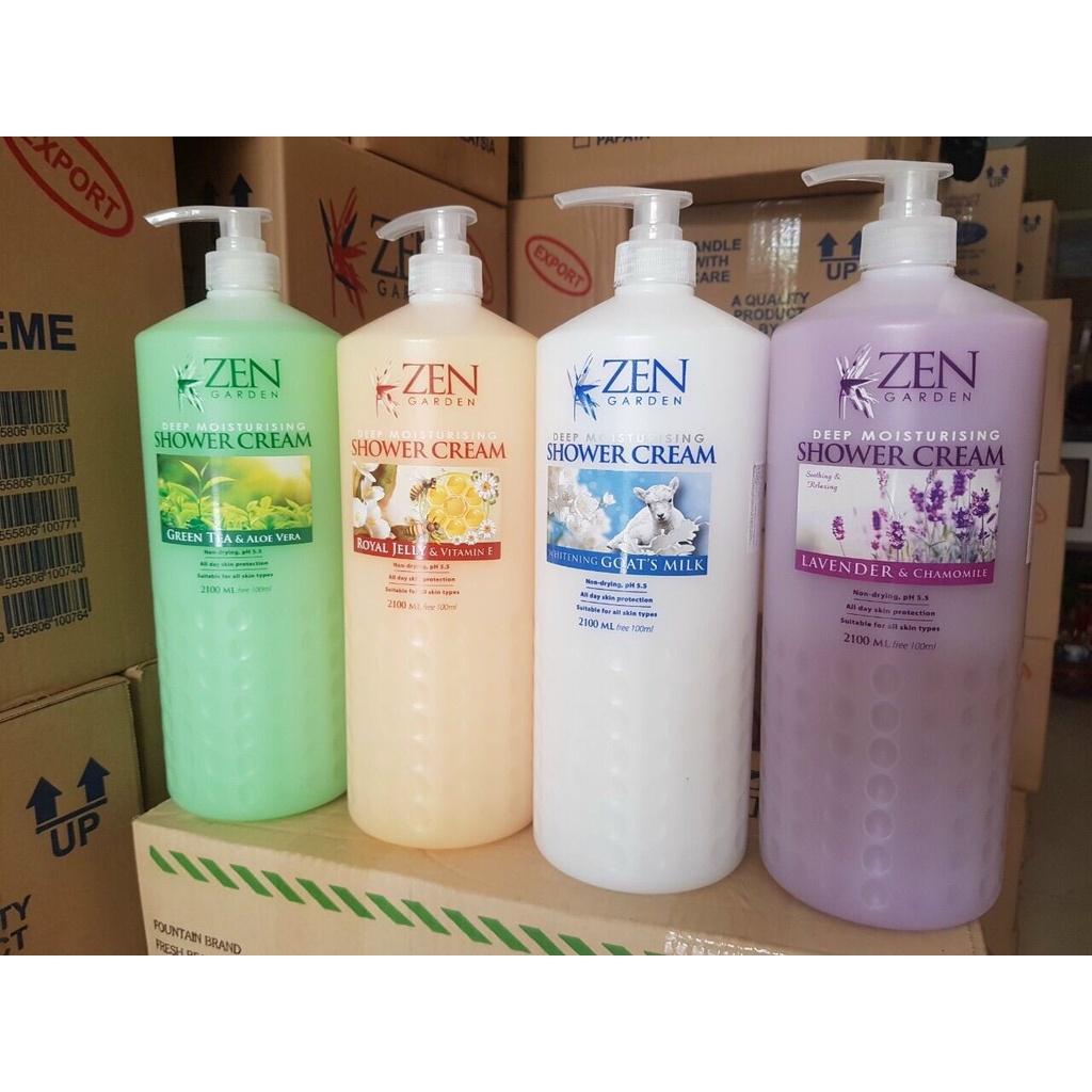 [CHAI 2,1L] Sữa Tắm Dưỡng Ẩm Sâu ZEN GARDEN - Malaysia