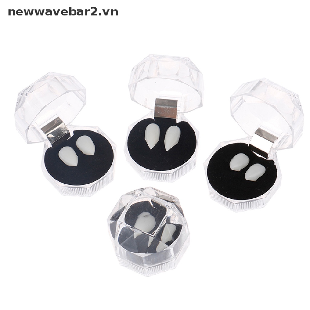 1 Cặp Răng Ma Cà Rồng Giả Hóa Trang Halloween