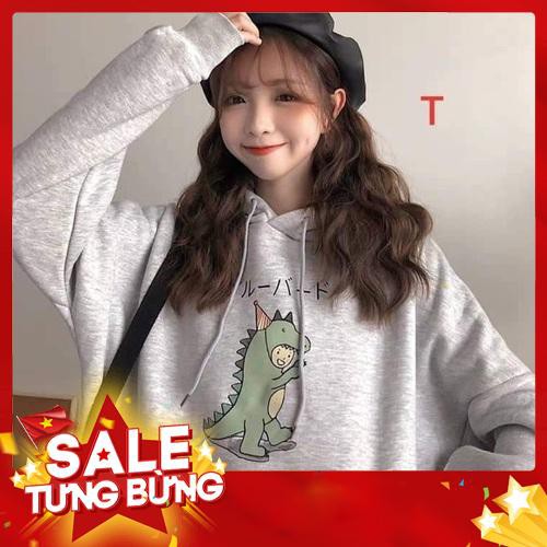 Áo Hoodie khủng long em bé nỉ bông TTP769 -Hàng nhập khẩu