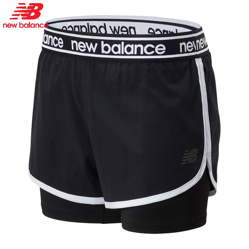 Quần ngắn thể thao nữ NEW BALANCE Performance WS01177BK (form quốc tế)