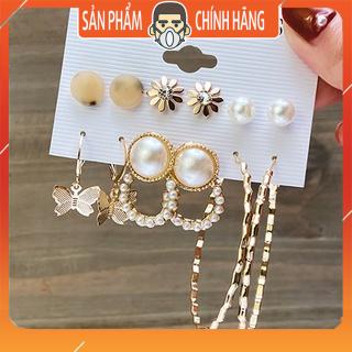 Khuyên Tai Hình Tròn, Vòm, Họa Tiết, Hình Học, Ngọc Trai Thời Trang Phong Cách HÀN QUỐC NHẬT BẢN  Bông Tai Cho Nữ