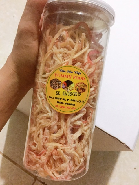 HŨ PET 300GRAM MỰC XÉ SỢI HẤP DỪA NHA TRANG | BigBuy360 - bigbuy360.vn