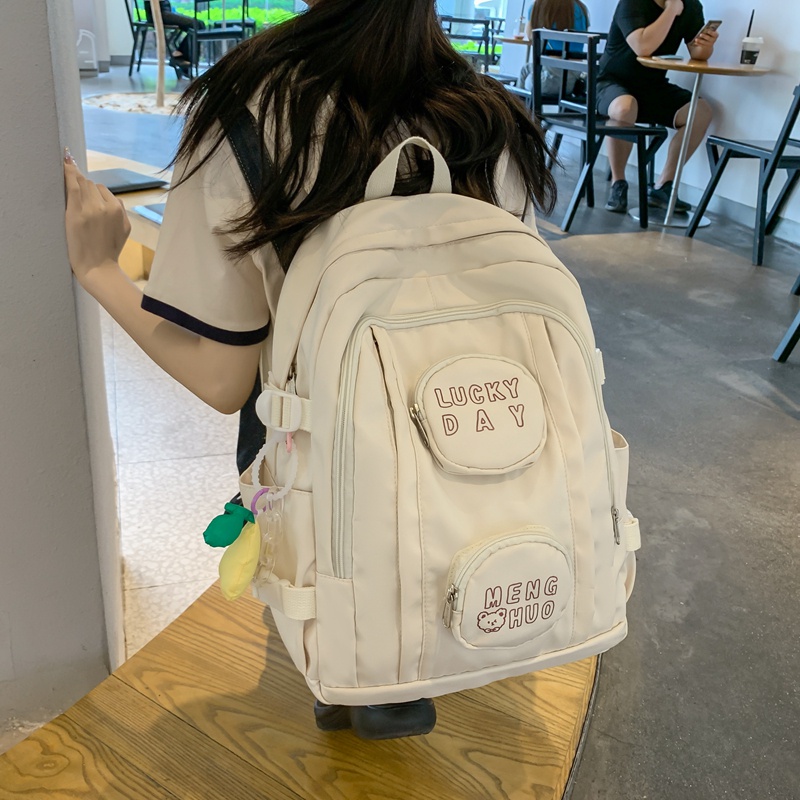 Balo Prettyzys Hàn Quốc 2022 sức chứa lớn 15.6 inch cho nữ sinh