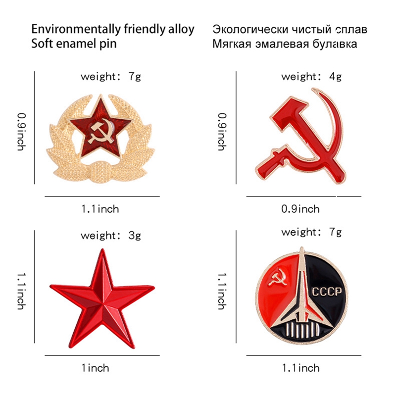 Huy Hiệu Cài Áo Ngôi Sao Năm Cánh Phong Cách