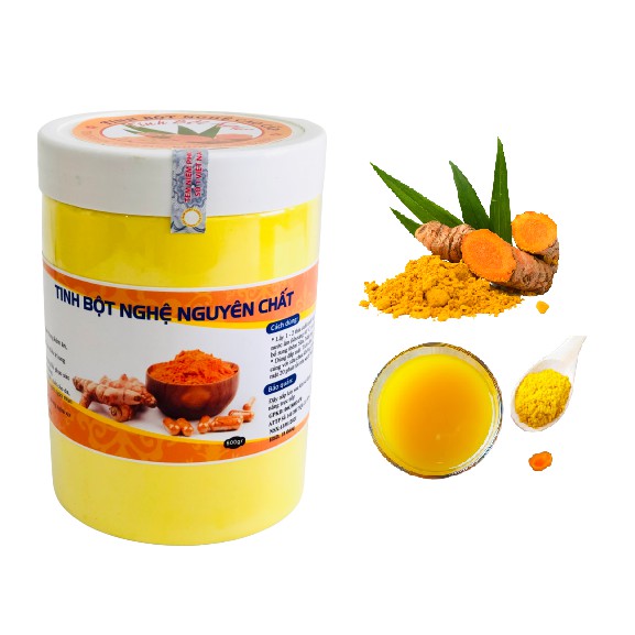 500gr Tinh Bột Nghệ Vàng Thủ Công Dùng Uống Cho Người Đau Dạ Dày, Đắp Mặt Nạ Làm Đẹp Da