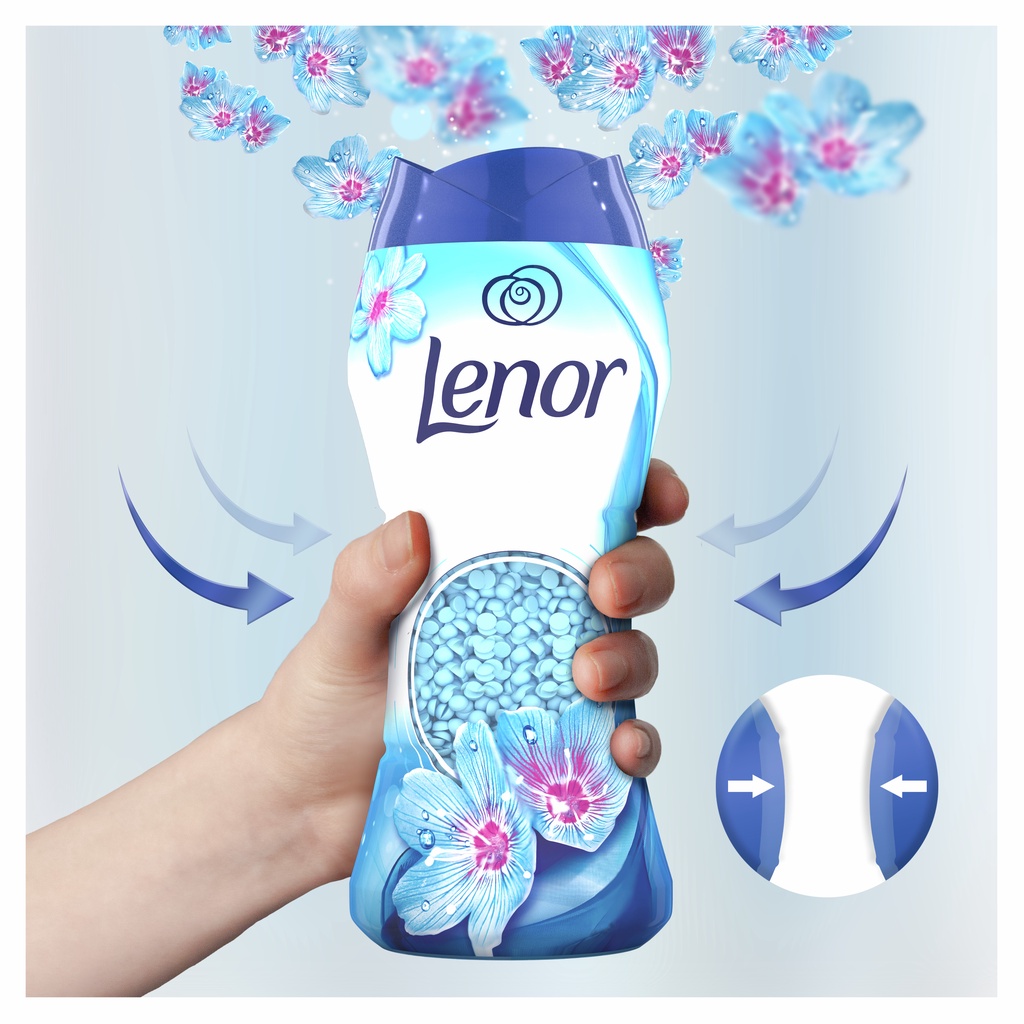 Viên Giặt Xả Vải Quần Áo Lenor Hương Nước Hoa 210g, Hạt Xả Vải Khô Lưu Hương Làm Mềm Vải, Kèm Quà tặng Tomlige