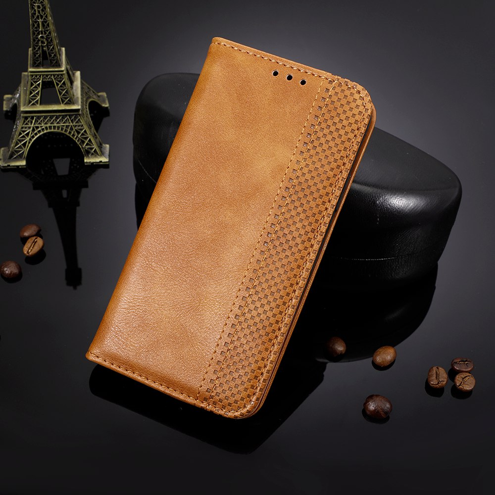 Casing Ulefone Note 10 Flip Cover Magnetic Business Wallet Case PU Leather Cases Card Holder Stand