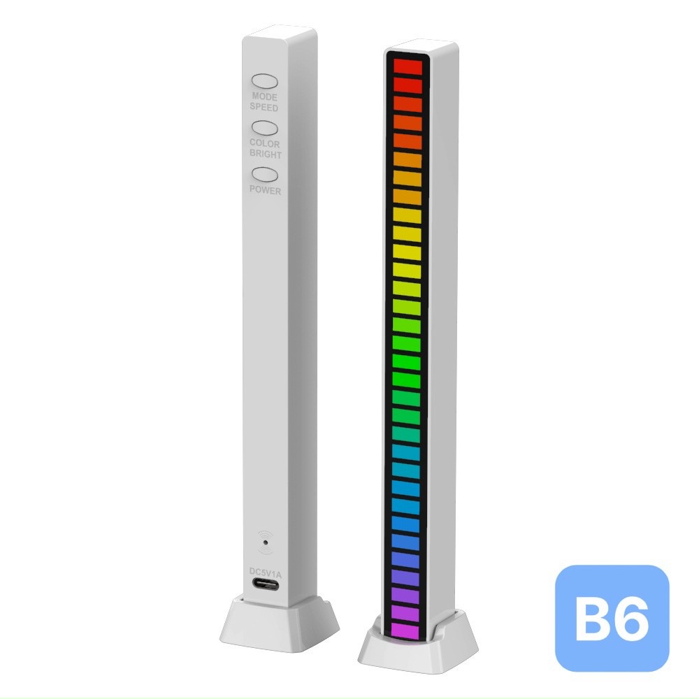 PVN34971 Thanh đèn Led tiktok RGB nháy theo nhạc, chỉnh màu qua điện thoại, có tích hợp pin và chân đế T2