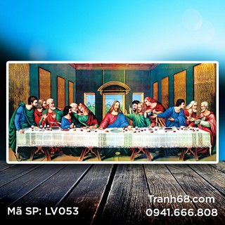 Tranh đính đá bữa tiệc ly lv053 kích thước 100*51cm.