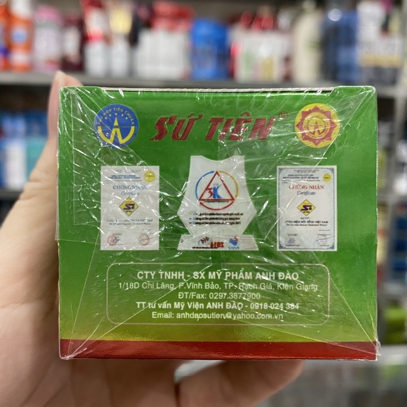 Kem dưỡng trắng da cân bằng da lão hóa ngăn ngừa mụn dị ứng mờ vết thâm liền sẹo Sứ Tiên 8g