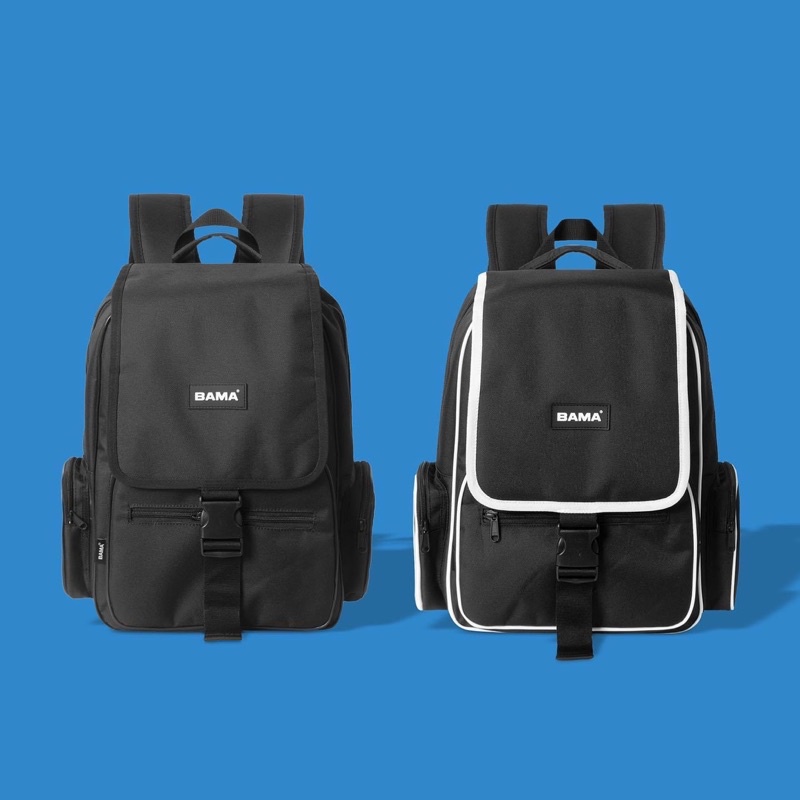 Balo Bama Project Backpack Chất Liệu Vải Canvas Cặp Bama Đi Học Đi Chơi Ulzzang Unisex Đựng Vừa Laptop 15 Inch