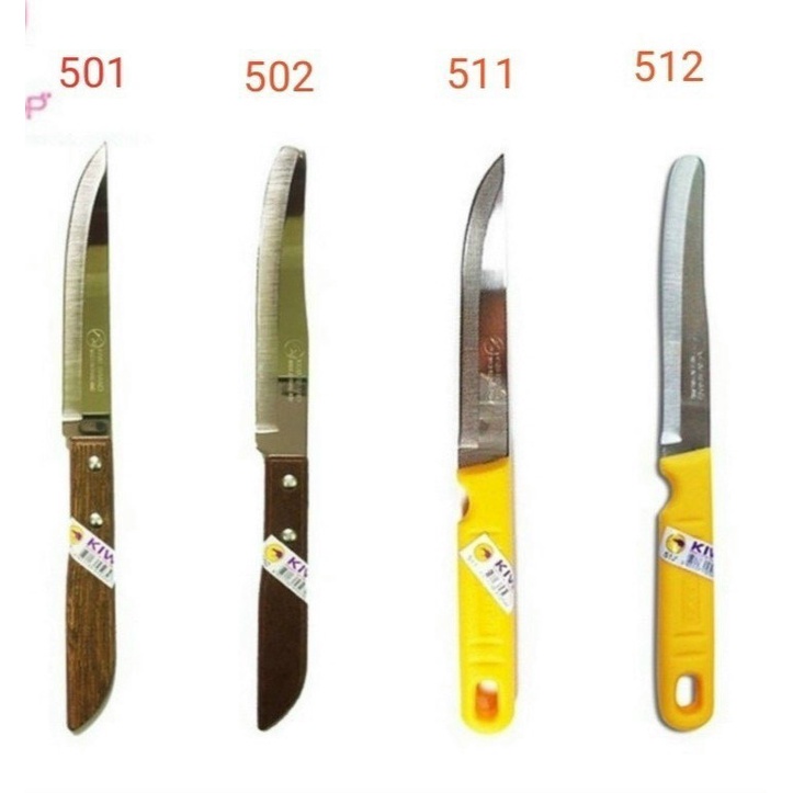 Dao THái Lan KIWI, Dao Gọt Trái Cây Cán Nhựa 511,512