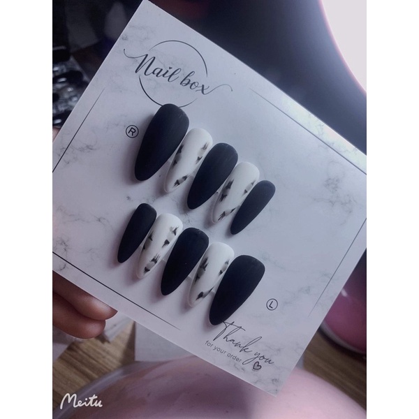 Móng giả vẽ cá tính a04