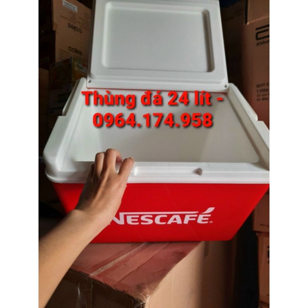 THÙNG ĐÁ 24 LÍT HKM NESCAFE