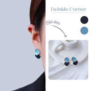 Bông tai vuông Hàn Quốc hiện đại thanh lịch, siêu dễ thương, đi tiệc Twinkle Corner Accessories