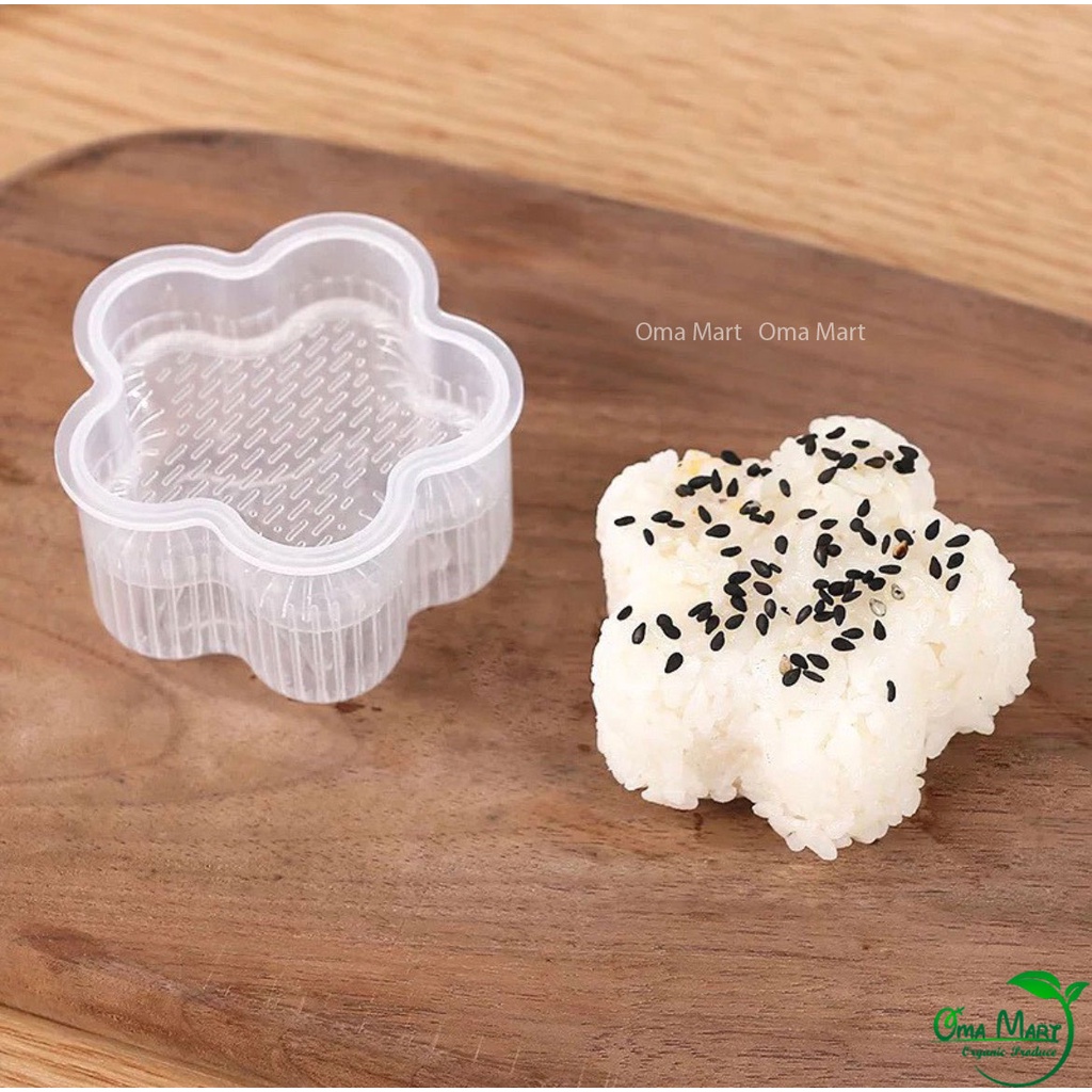 Khuôn ép, tạo hình cơm nắm mẫu tam giác, sao, hoa...