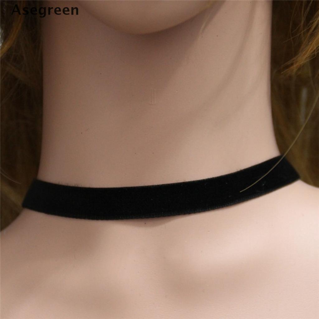 Vòng Cổ Choker Vải Nhung Phong Cách Gothic