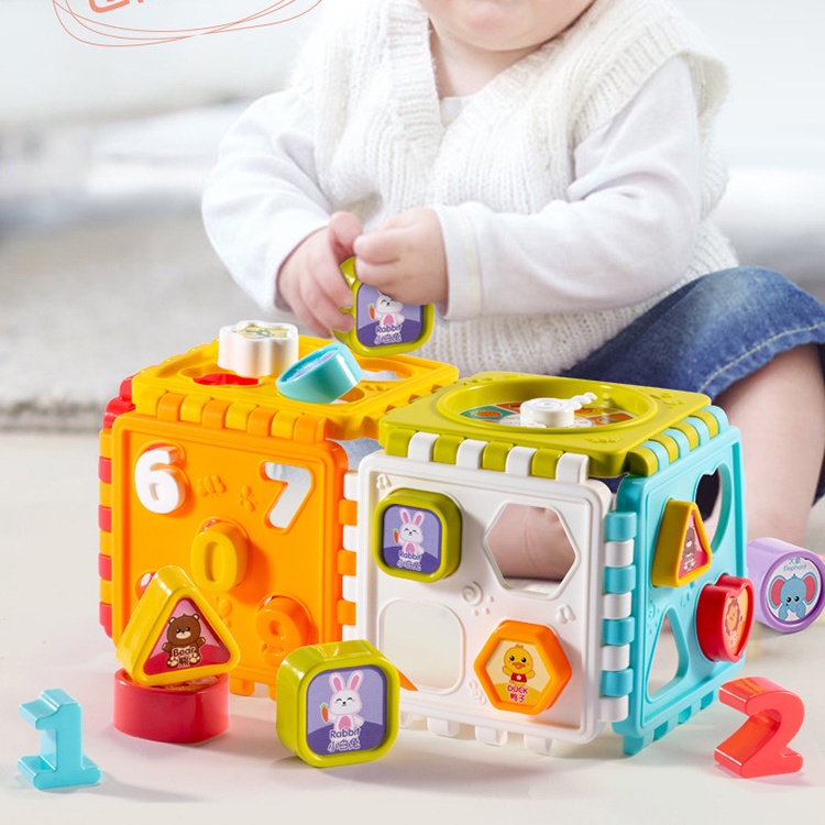 Đồ Chơi 6 Mặt đa năng montessori cho bé cực kỳ bổ ích