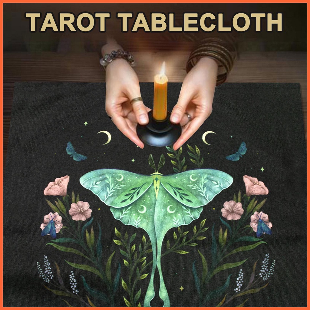 Khăn Trải Bàn 60x60cm 60x60cm Họa Tiết Bài Tarot Đẹp Mắt