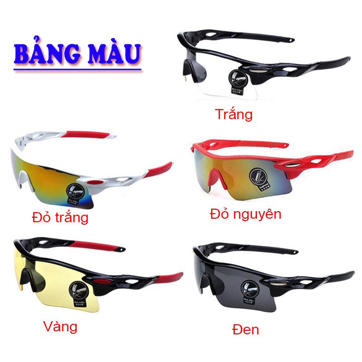 Kính đi xe đạp, kính râm thể thao, kính bảo hộ đi xe đạp chống bụi chống tia Uv400 bảo vệ dành cho nam nữ