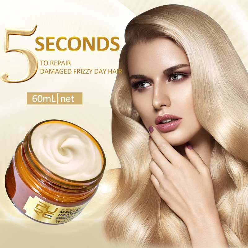 Kem ủ tóc chứa Keratin chuyên phục hồi tóc khô xơ gãy rụng 5 Giây Purc Magic Treatment 5 Second Repair