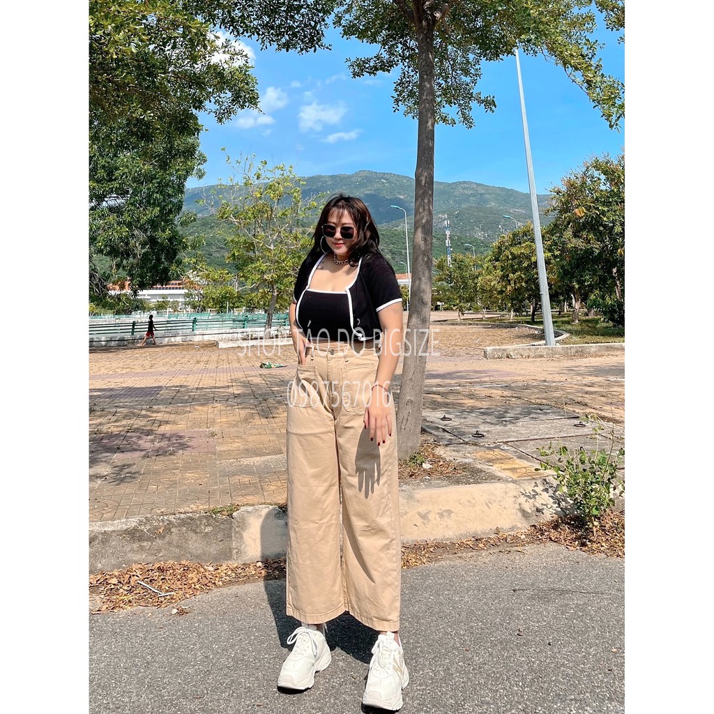 (TÁO ĐỎ BIGSIZE 55-90KG) QUẦN KAKI SUÔNG SIÊU HÁCH DÁNG CHO NÀNG ( ẢNH THẬT SHOP CHỤP 100%) 🥰🥰🥰