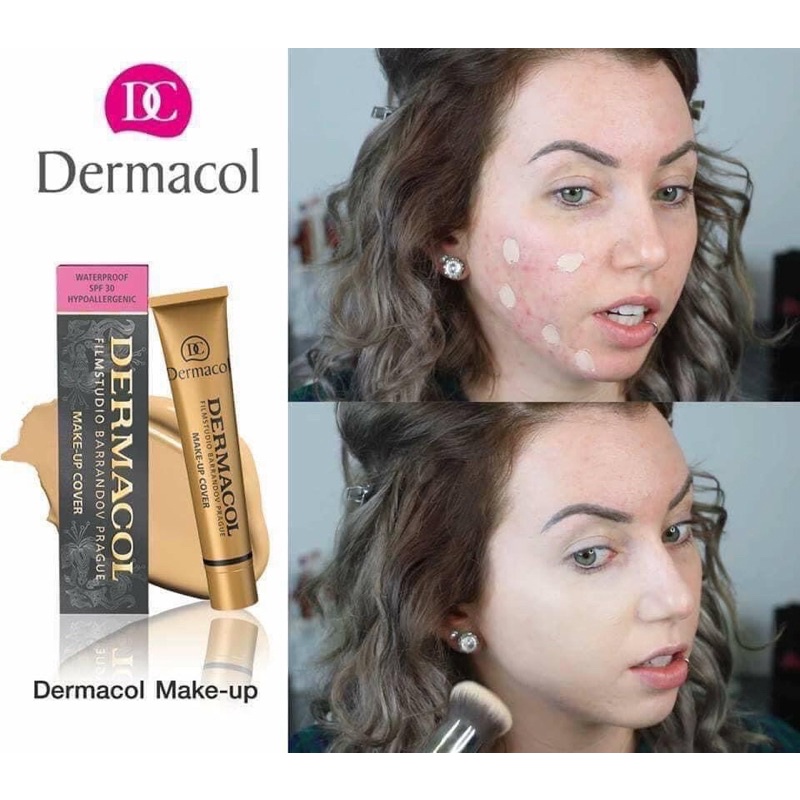 Kem nền che xăm, che khuyết điểm Dermacol Make up Cover