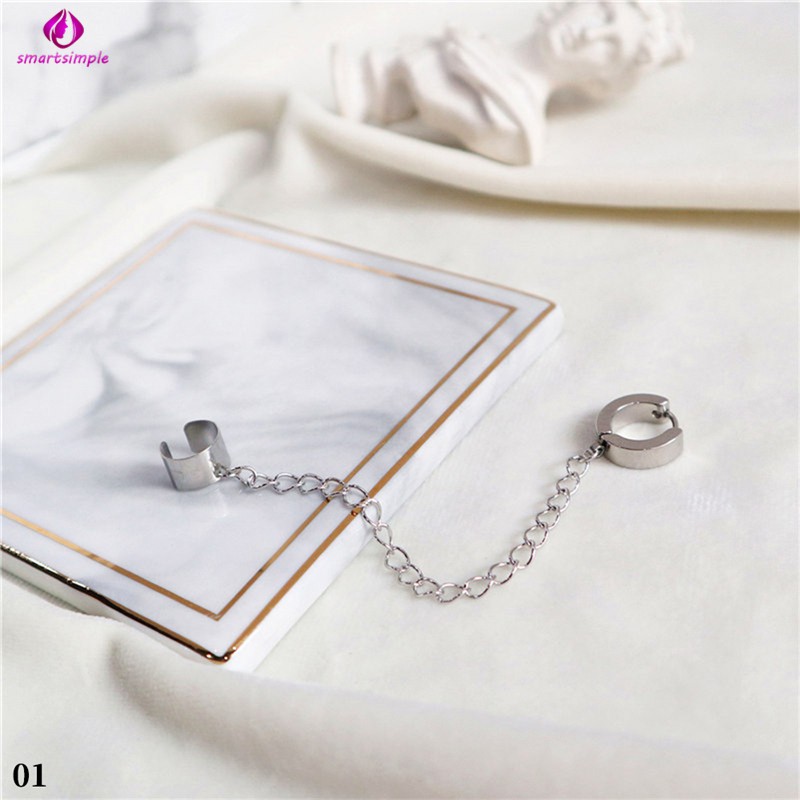 1 Đôi Khuyên Tai Inox Phong Cách Punk