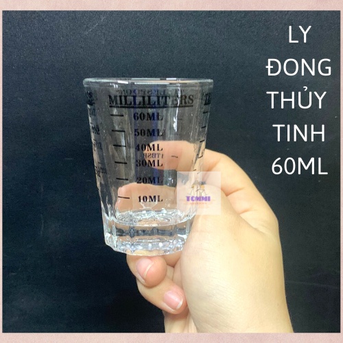 Cốc Thủy Tinh Định Lượng 30ml 60ml  Espresso Chịu Nhiệt Độ Cao An Toàn  – Dụng Cụ Pha Chế