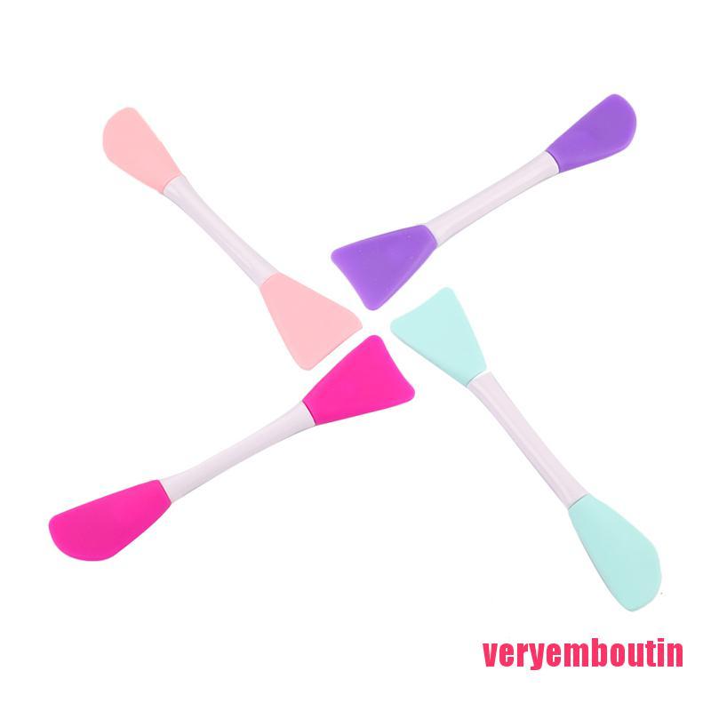 [Hàng mới về] Cọ silicon hai đầu đắp mặt nạ chăm sóc da