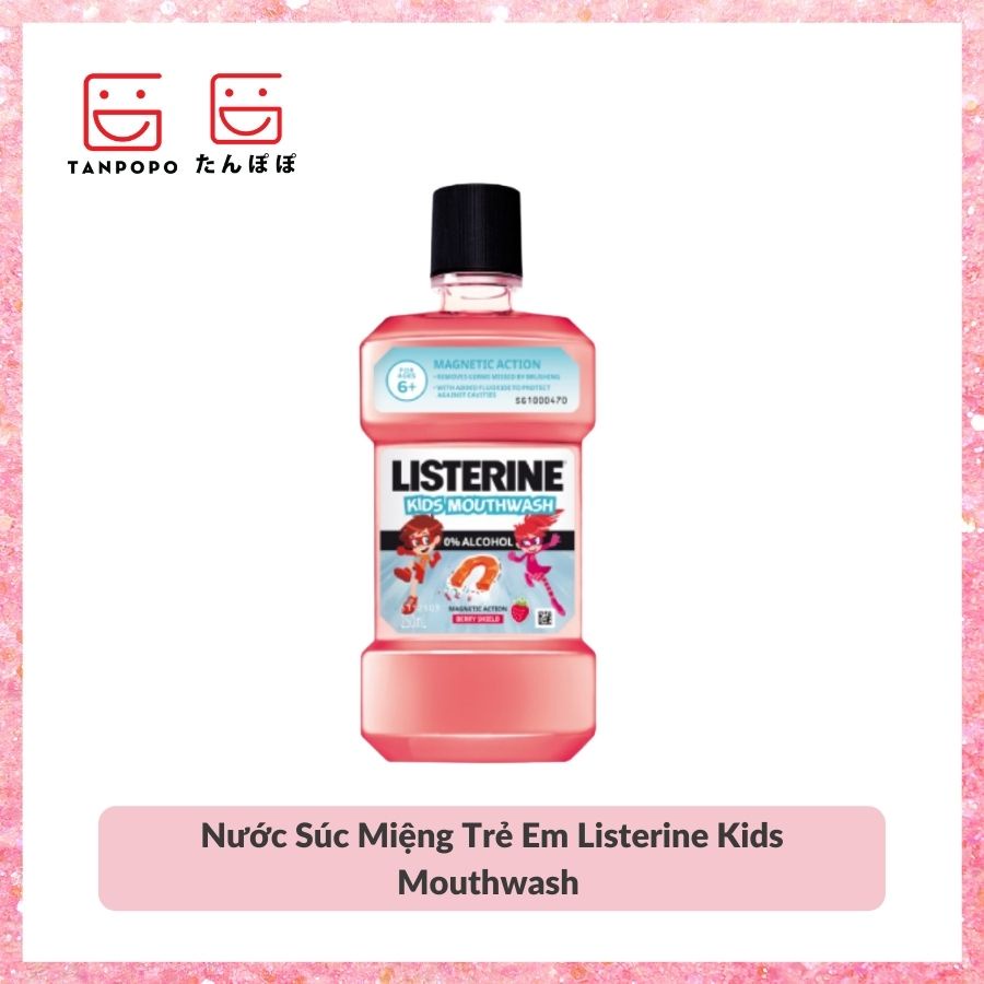 [Có sẵn] [Chính hãng] Nước Súc Miệng Trẻ Em Listerine Kids Mouthwash 250ml