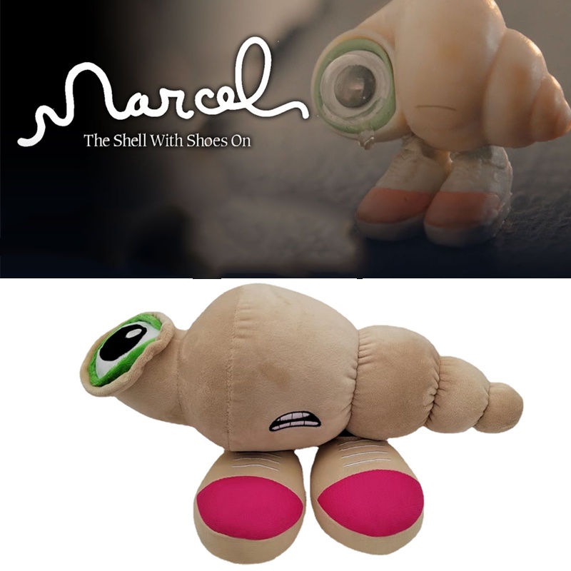 Đồ chơi nhồi bông Hình Đôi Giày Marcel The Shell 30cm Mềm Mại