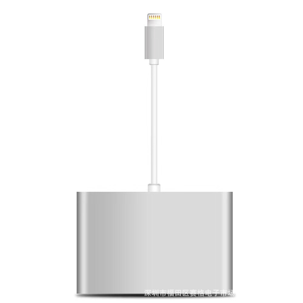 Hệ Thống Chuyển Đổi Cổng Lightning Sang Hdmi + Vga Hỗ Trợ Ios12.3 Cho Apple