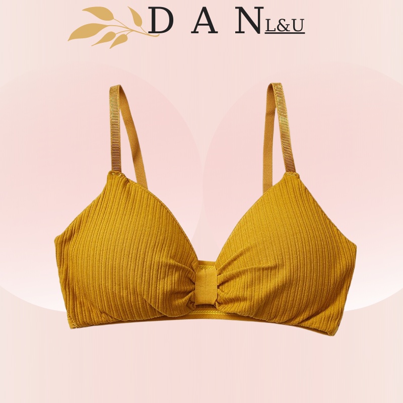 Áo Ngực Cotton Thắt Nơ 2 Dây Siêu Quyến Rũ DAN L&amp;U A308