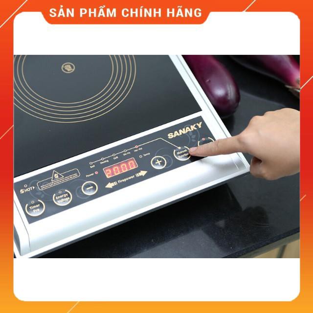 Bếp Hồng Ngoại SANAKY, Mặt Bếp Bằng Kính Chịu Lực, Chịu Nhiệt - Có Chức Năng Hẹn Giờ Tiện Dụng, Bảo Hành 12 Tháng