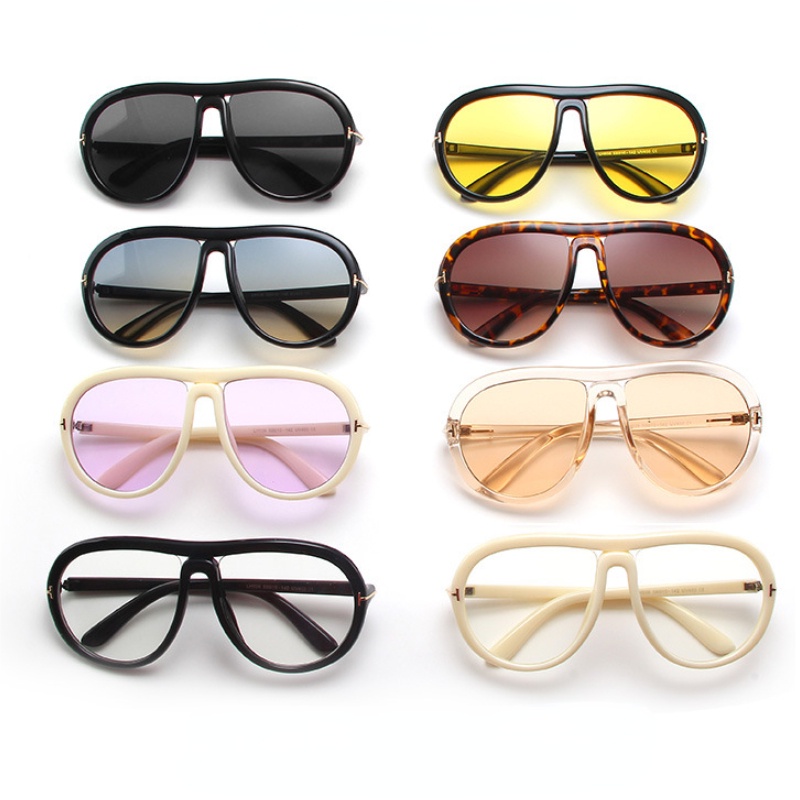 Kính Chống Nắng Gọng Lớn Thời Trang Phương Tây Cổ Điển