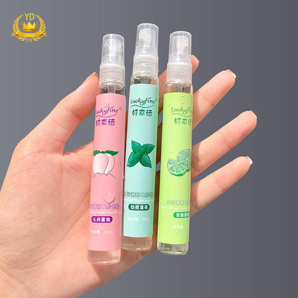 Bình Xịt Làm Mát Miệng Hương Đào Ngọt Ngào Lâu Trôi Dành Cho Học Sinh