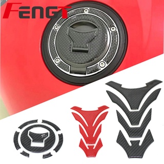 Miếng dán nắp bình xăng chống trượt hình xương cá bằng sợi carbon cho honda cb650r cb650f cbr650f cbr500r