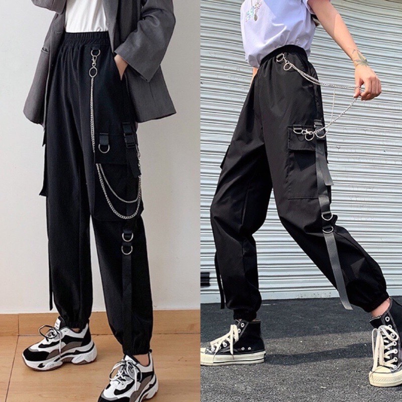 [Rẻ Vô Địch] Quần Kaki Túi Hộp Khuy Kèm Dây Xích Siêu Truất( Ảnh Thật) | BigBuy360 - bigbuy360.vn