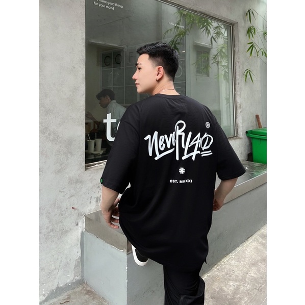 NEVERLAND - Áo Thun Graffiti Tee Cao Cấp Form Oversize Ver 2.0