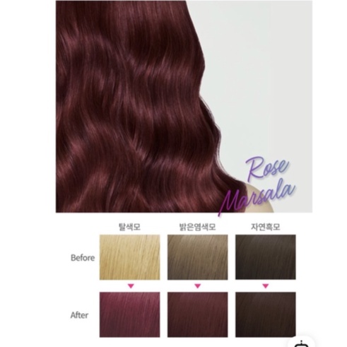 THUỐC Nhuộm màu PHÚC BỒN TỬ không tẩy Etude House Cream Hair Coloring không tẩy HOT TREND