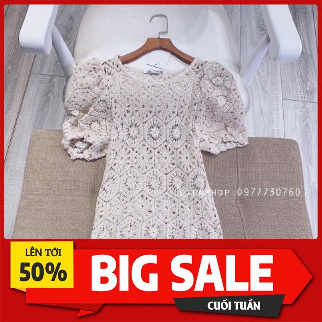 Áo ren quảng châu cộc tay thời trang owen